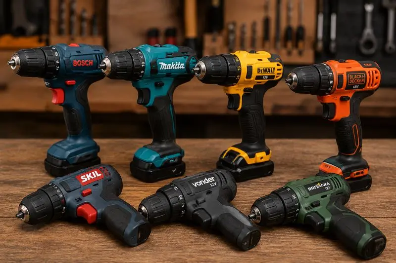 Alternativas parafusadeiras de 12V